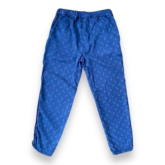Madewell Navy Blue Ikat Print Track Trousers Size Extra Small - Picture 8 of 16